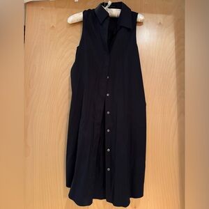 Theory sleeveless shirt dress
